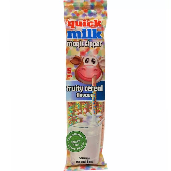 Quick Milk Сламка За Пиене Плодов Микс 20Бр*1,10Лв